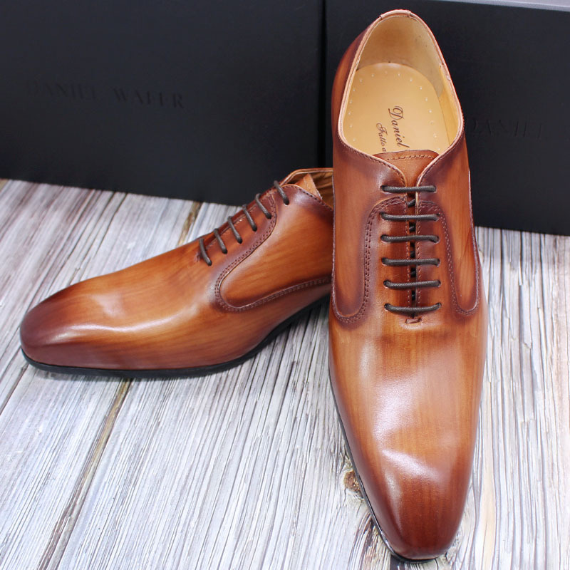 Handmade Shoes Elegant Men's Business Dress Shoes